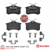 REAR BREMBO PADS TO FIT AUDI A3 1.2 TSI 8P1 2010-2012 PREMIUM BRAKE PADS