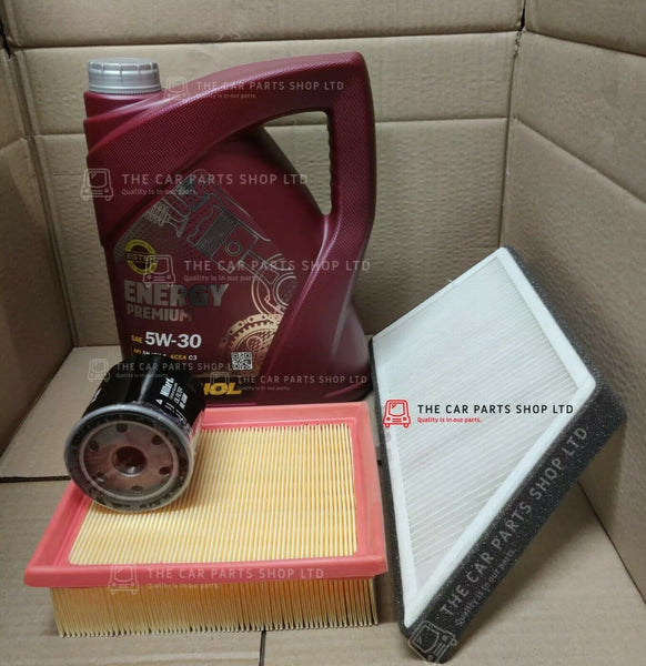 TO FIT PEUGEOT 206 SW 2.0 DIESEL 02-10 SERVICE KIT 5L 5W30 OIL + AIR OIL CABIN