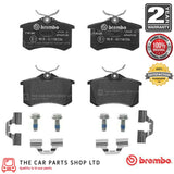 FOR SEAT IBIZA 1.4 TDI MK3 GENUINE BREMBO PADS REAR BRAKE PADS BRAND NEW