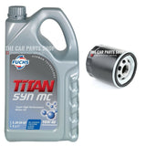 FOR FORD FIESTA COURIER 1.8D 2000> SERVICE KIT 5 LITRES 10W40 & OIL FILTER