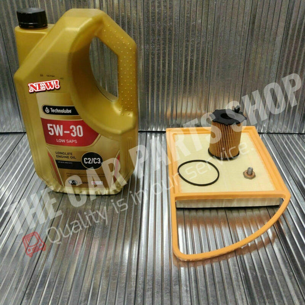 FITS CITROEN C3 1.6 HDI (B618) 2017> SERVICE KIT 5L 5W30 OIL & AIR OIL FILTER