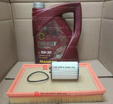 SERVICE KIT FOR VAUXHALL ASTRA H MK5 1.4 2004-2009 5 LITRE OIL + OIL AIR FILTER