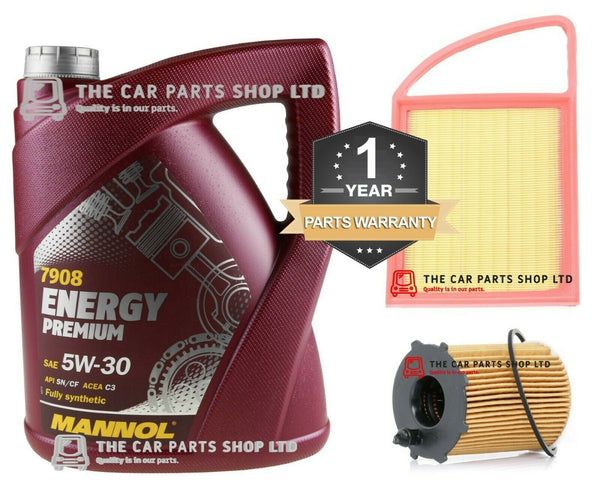 FITS CITROEN C3 PICASSO 2009> SERVICE KIT 5L 5W30 OIL & AIR AND OIL FILTER