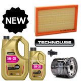FOR FORD TRANSIT CONNECT 1.8 TDCI 02-13 SERVICE KIT 6L OIL & OIL AND AIR FILTER