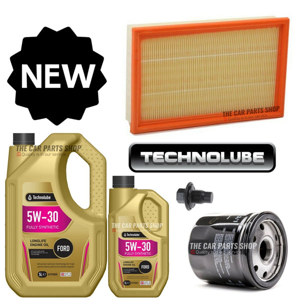 FOR FORD TRANSIT CONNECT 1.8 TDCI 02-13 SERVICE KIT 6L OIL & OIL AND AIR FILTER