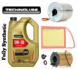 TO FIT CITROEN C4 CACTUS 1.6 eHDI SERVICE KIT 5L 5W30 OIL & AIR OIL & FUEL