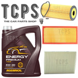FOR VOLKSWAGEN VW PASSAT 96-05 SERVICE KIT 5L 5W30 OIL & AIR CABIN OIL
