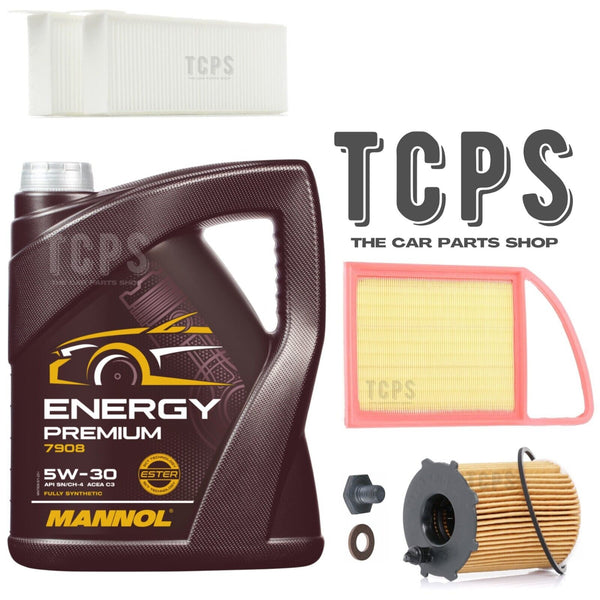 FITS CITROEN C4 1.6 HDI 2010> SERVICE KIT 5L 5W30 ENGINE OIL & AIR OIL CABIN