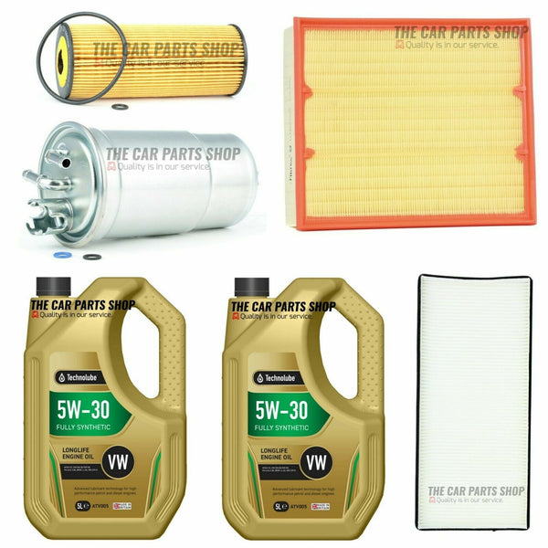 FOR VOLKSWAGEN LT 46 1997-06 SERVICE KIT 5L ENGINE OIL & OIL AIR FUEL CABIN