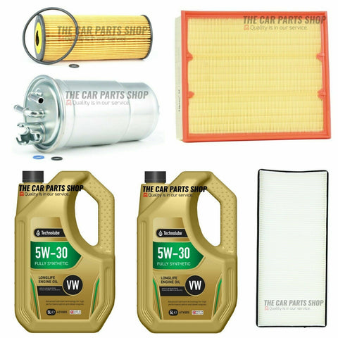 FOR VOLKSWAGEN LT 46 1997-06 SERVICE KIT 5L ENGINE OIL & OIL AIR FUEL CABIN