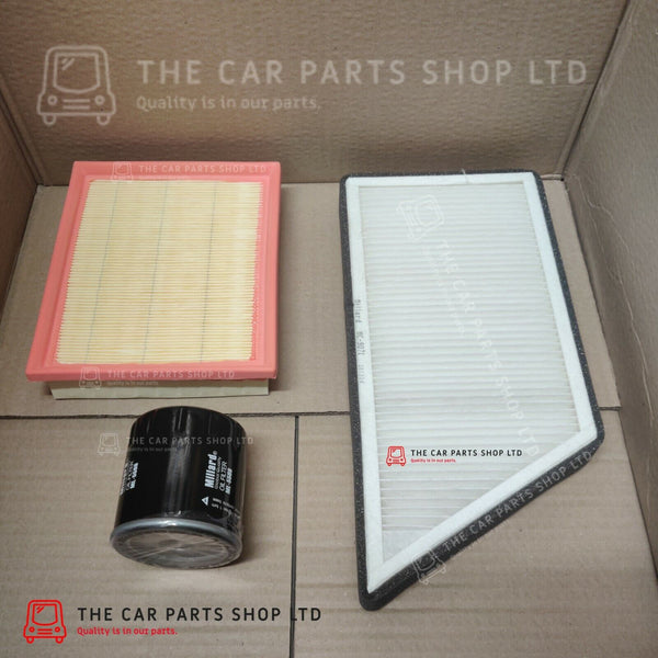 SERVICE FILTER KIT TO FIT PEUGEOT 206 1.6i 1998-2000 OIL, AIR & CABIN FILTER