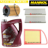 FOR CITROEN C3 MK2 1.6 HDI SERVICE KIT 5L OIL & AIR, OIL AND CABIN FILTER