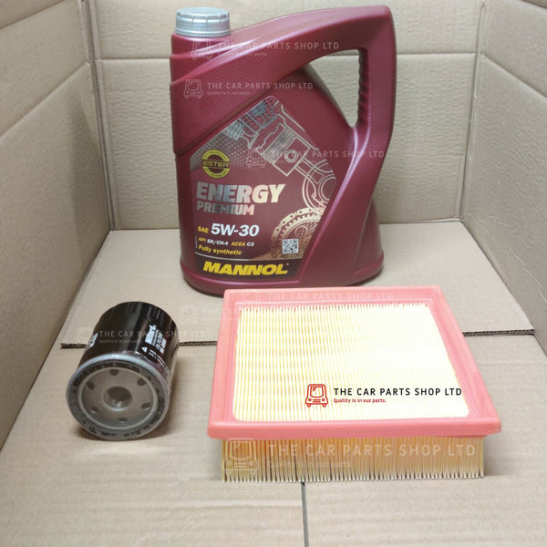 SERVICE KIT FITS PEUGEOT 206 2.0 HDI 99-09 5L 5W30 OIL WITH AIR AND OIL FILTER