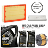 FITS FORD TRANSIT 2.4 SERVICE KIT 7L ENGINE OIL + AIR OIL CABIN FILTER NEW**