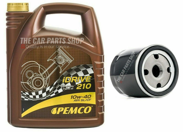 SERVICE KIT FITS PEUGEOT 206 1.6i 1998-2000 5L 10W40 ENGINE OIL & OIL FILTER KIT