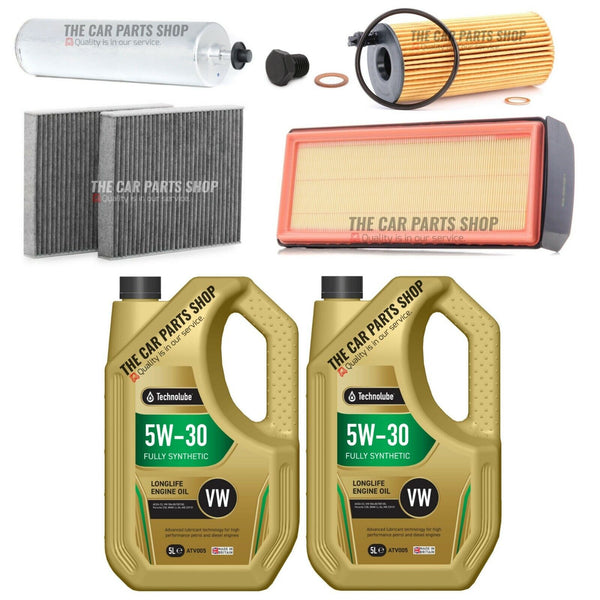 FITS BMW 7 SERIES 730D F01 FULL SERVICE KIT WITH 10L TECHNOLUBE LONGLIFE 5W30