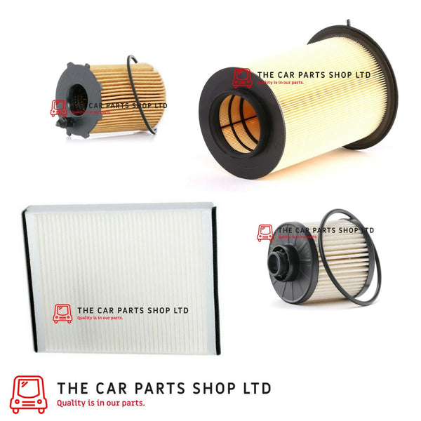 FOR FORD C-MAX MK2 2.0 TDCI 09/10> SERVICE FILTERS KIT OIL AIR CABIN FUEL FILTER