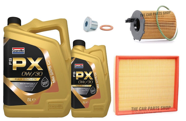 FITS CITROEN DISPATCH 1.6 HDI 2016> SERVICE KIT 6L 0W30 + OIL AND AIR FILTER