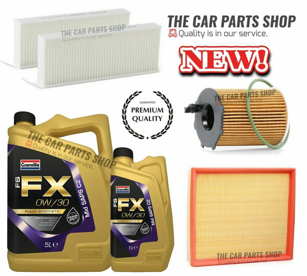 FOR CITROEN SPACETOURER 1.6 DIESEL 2016> SERVICE KIT 6L OIL & AIR OIL CABIN