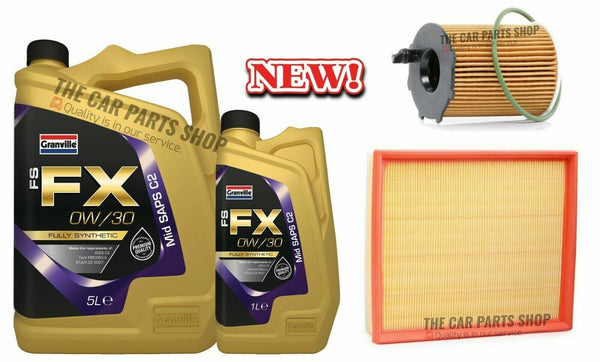 FOR CITROEN SPACETOURER 1.6 DIESEL 2016> SERVICE KIT 6L OIL & AIR OIL FILTER