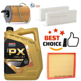 FITS PEUGEOT 5008 1.6 BLUEHDI DV6FC 07/14> SERVICE KIT 5L 0W30 OIL + 3 FILTERS