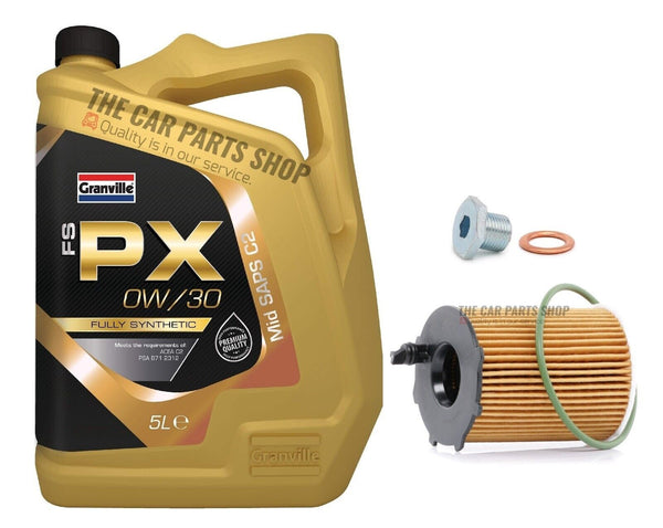 FITS PEUGEOT 5008 1.6 BLUEHDI DV6FC 07/14> SERVICE KIT 5L 0W-30 OIL + OIL FILTER