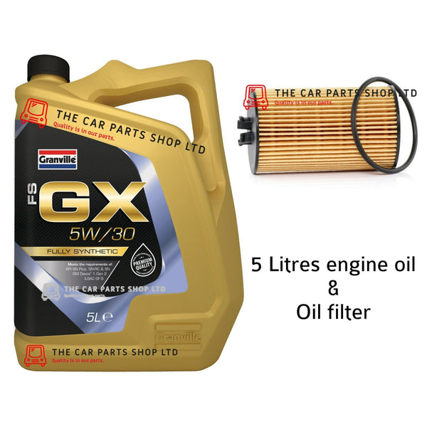 TO FIT VAUXHALL ASTRA GTC 2011> SERVICE KIT 5L 5W30 LSPI OIL AND OIL FILTER KIT