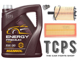 FITS VW TOURAN 1.6 TDI 2010-2015 SERVICE KIT 5L OIL AND AIR + OIL FILTER