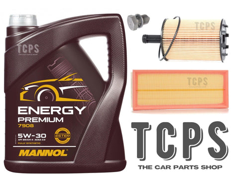 FITS VW TOURAN 1.6 TDI 2010-2015 SERVICE KIT 5L OIL AND AIR + OIL FILTER