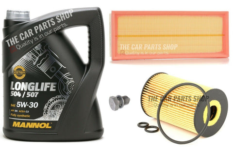 TO FIT SEAT ALTEA 1.6 TDI 2009> SERVICE KIT 5L LONGLIFE OIL + OIL AND AIR FILTER