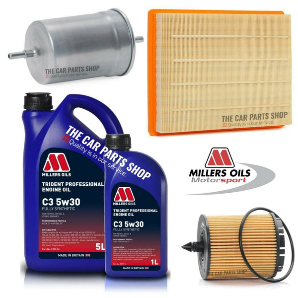 FOR SAAB 9-3 1.8T 2003-2011 SERVICE KIT 6L 5W30 OIL WITH OIL, AIR  AND FUEL SET
