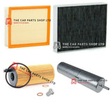 FOR BMW 420D F33 2.0 DIESEL 2013> SERVICE FILTERS KIT COMPLETE KIT + SUMP PLUG