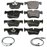 FITS BMW 420D F33 2013> BREMBO FRONT & REAR BRAKE PADS & WARNING WIRE