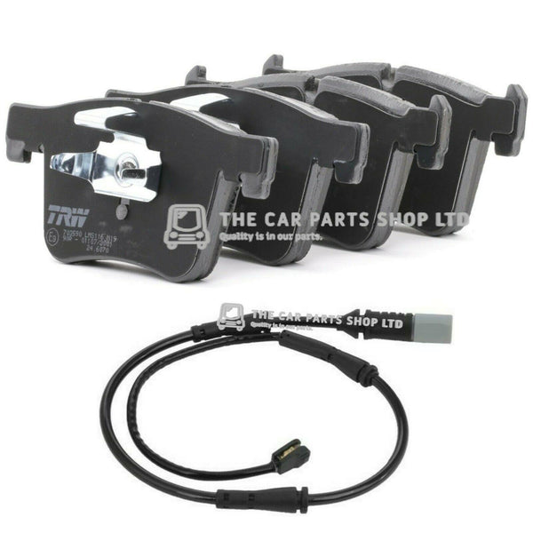 FITS BMW 420D F33 2013> TRW FRONT AXLE BRAKE PADS AND WARNING WIRE SENSOR
