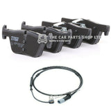FITS BMW 420D F33 2013> TRW REAR AXLE BRAKE PADS AND WARNING WEAR SENSOR