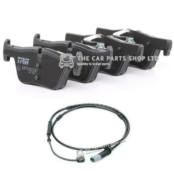 FITS BMW 420D F33 2013> TRW REAR AXLE BRAKE PADS AND WARNING WEAR SENSOR