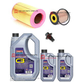 FOR CITROEN RELAY 2.2 HDI 2006> SERVICE KIT 7L GRANVILLE + OIL AND AIR  + PLUG