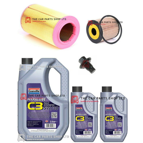 FOR CITROEN RELAY 2.2 HDI 2006> SERVICE KIT 7L GRANVILLE + OIL AND AIR  + PLUG