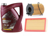 FITS CITROEN C5 1.6 HDI 2004> SERVICE KIT 5L 5W30 OIL + OIL AND AIR FILTER