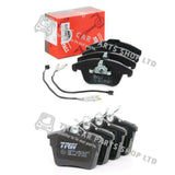 FOR CITROEN C5 1.6 HDI 2004> TRW FRONT & REAR BRAKE PADS WITH FR SENSOR
