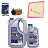 TO FIT LANDROVER DISCOVERY 4 LR4 2004-09 SERVICE KIT 6L OIL + AIR AND OIL FILTER