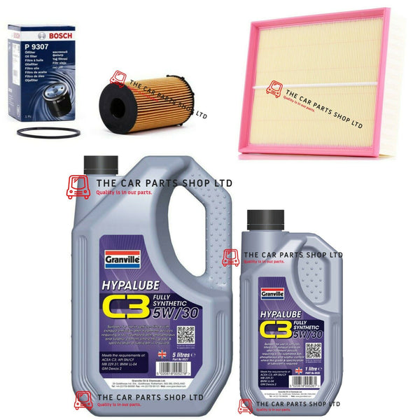TO FIT LANDROVER DISCOVERY 4 LR4 2004-09 SERVICE KIT 6L OIL + AIR AND OIL FILTER