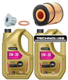 FOR FORD TRANSIT 2.2 TDCI 09/11> SERVICE KIT 10L TECHNOLUBE & FILTER + PLUG