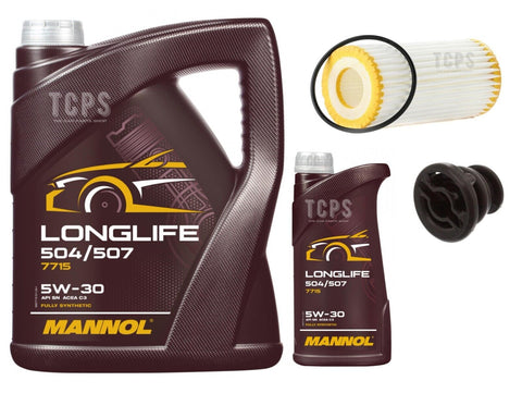 FOR VW GOLF 2.0 GTI MK7 2012> SERVICE KIT 6L PREMIUM 5W30 + OIL FILTER BRAND NEW