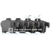 FOR JAGUAR XF 2.7 TD 08-14 REAR BRAKE PAD SET QUALITY PART