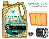 FOR MERCEDES A180D W176 1.5 DIESEL SERVICE KIT 5L PETRONAS & OIL AIR SUMP PLUG