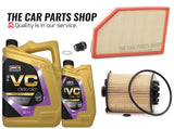 FOR VOLVO S80 D5 2.4 DIESEL 06-08 SERVICE KIT 6L 0W-30 OIL WITH AIR AND OIL FILT
