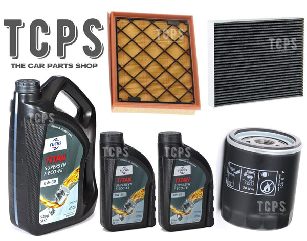 FOR FORD MONDEO 2.0 TDCI MK5 14-18 SERVICE KIT 7L OIL + OIL AIR CARBON CABIN