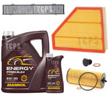 SERVICE PACK FOR BMW 320D E90 E91 E92 E93 6L OIL & OIL POLLEN AND AIR FILTER KIT