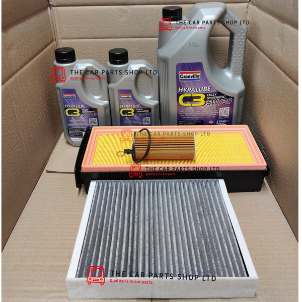 SERVICE KIT FITS BMW 330D 2013> 7L GRANVILLE 5W30 & AIR POLLEN AND OIL NEW